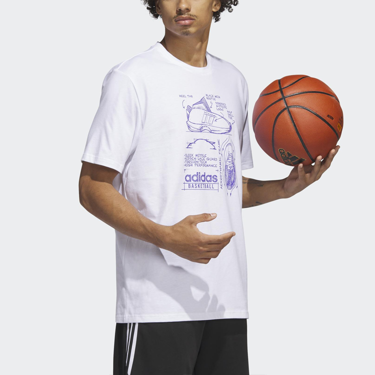 adidas Kobe Crazy 1 T-Shirts 'White' IA3264