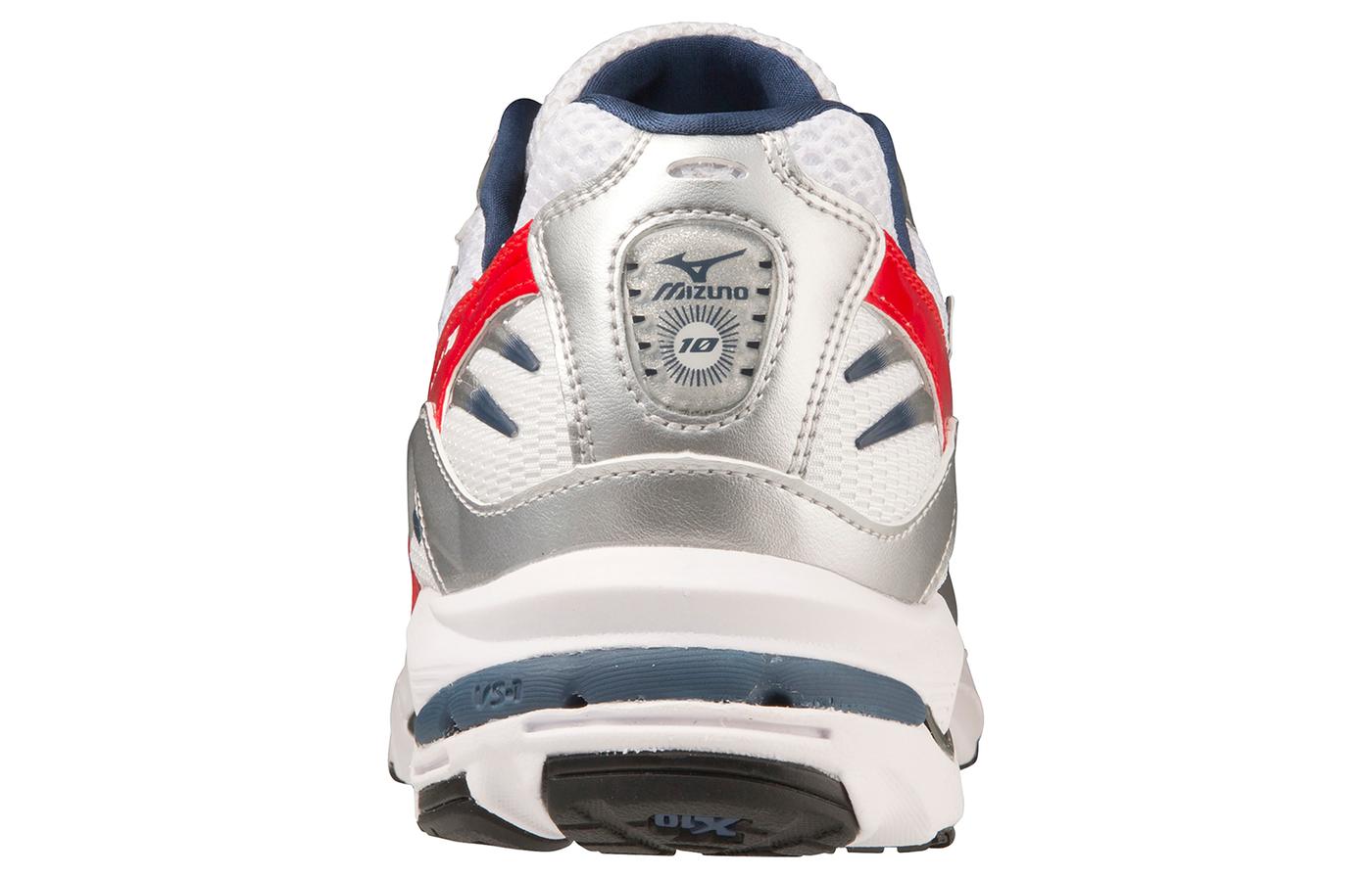 Mizuno Wave Rider 10 'White Silver Red' D1GA210408
