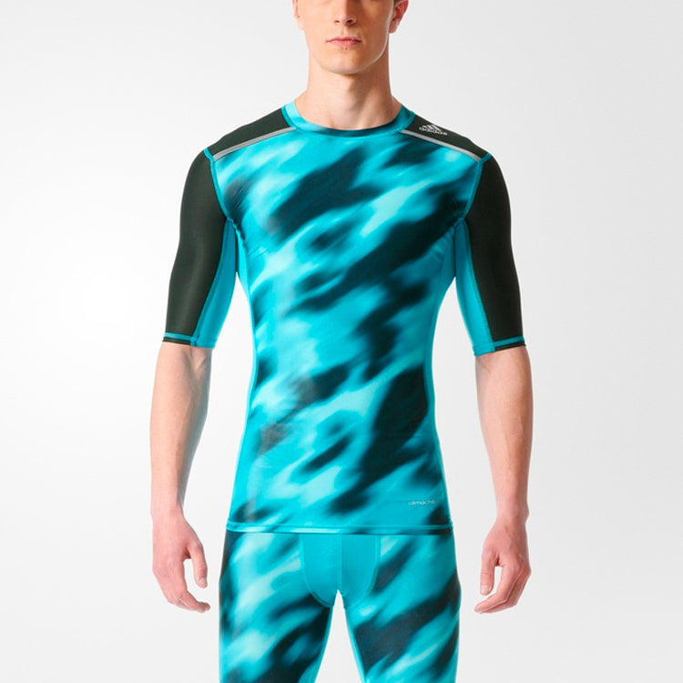 adidas Training Sports Round Neck T-Shirt 'Blue' BK3551