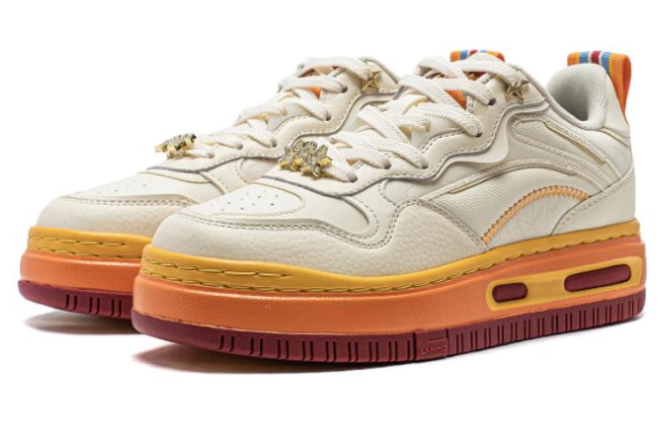 (WMNS) Li-Ning Future C1 'White Orange' AGCT500-4