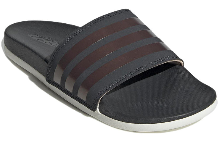 (WMNS) adidas Adilette Comfort Slides 'Stripes Shimmer - Copper Metallic' F97200
