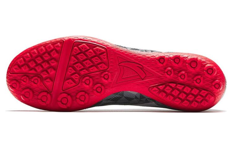 ANTA TF Soccer Shoes 'Grey Red' 912332201-3