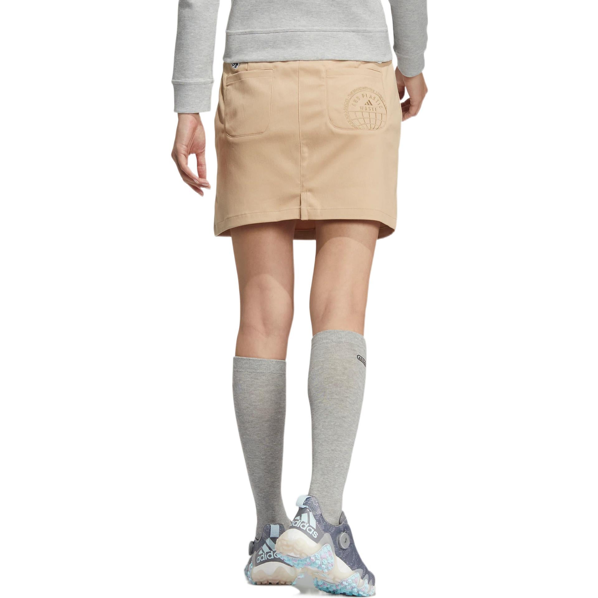 (WMNS) adidas Play Green Twill Skirt Asia Sizing 'Beige' HC3780