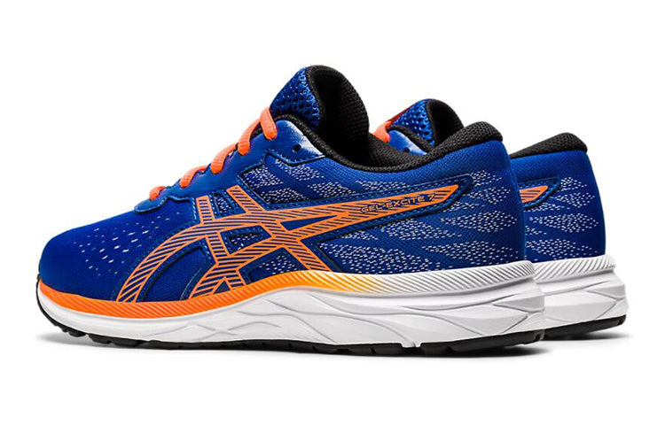 (GS) ASICS Gel-Excite 7 Wide 'Blue Shocking Orange' 1014A116-405