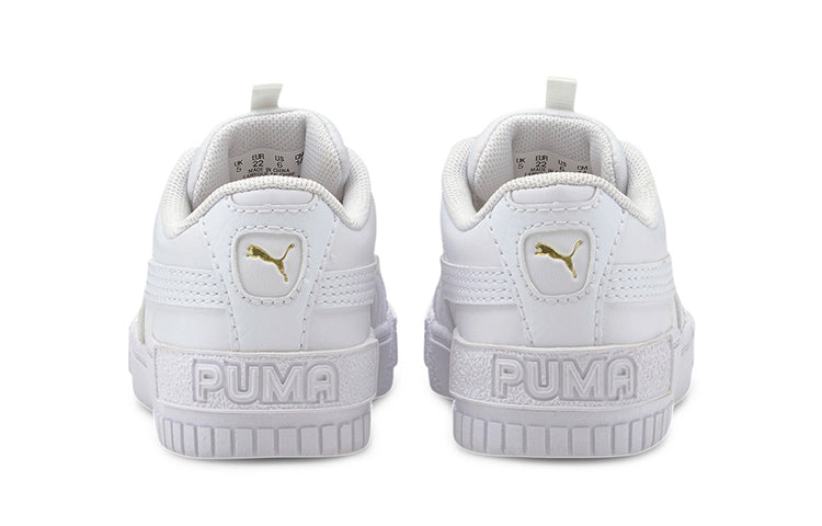 (TD) PUMA Cali Sport Casual Board Shoes White 374224-01