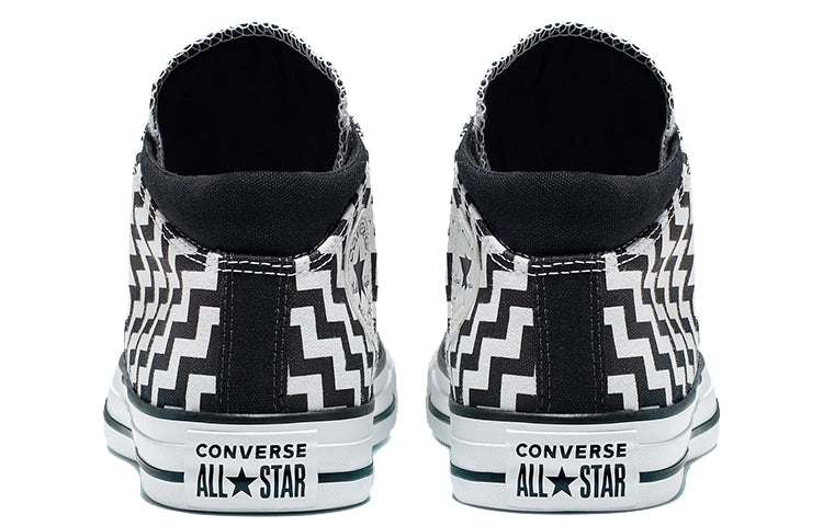 (WMNS) Converse Chuck Taylor All Star Madison Mid 'Zigzag - Black White' 565388F
