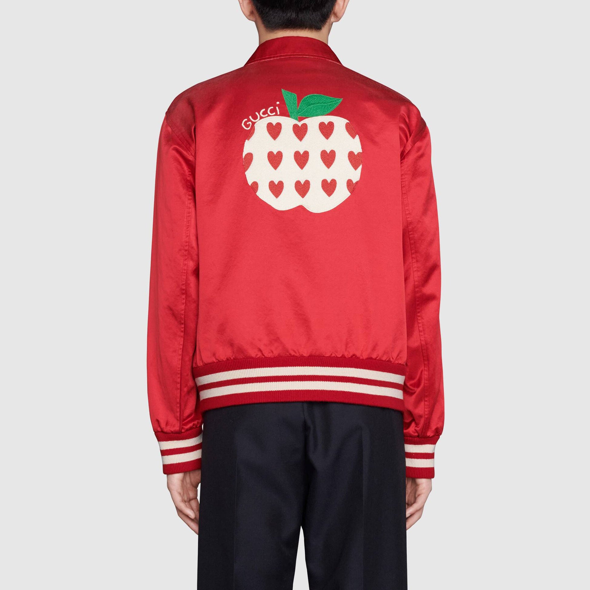 Gucci Les Pommes Shirt Jacket 'Red' 663647-ZAHCP-6429