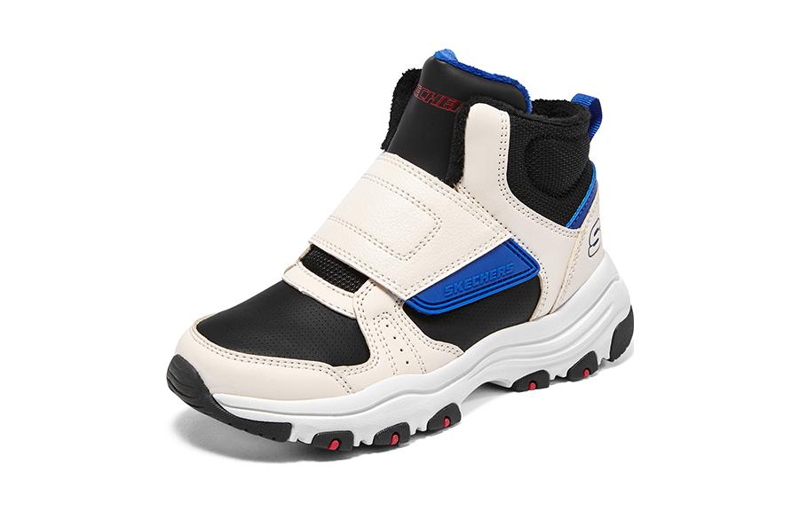 (GS) Skechers I-Conik Boots 'Beige Black Blue' 8701647L-NTMT