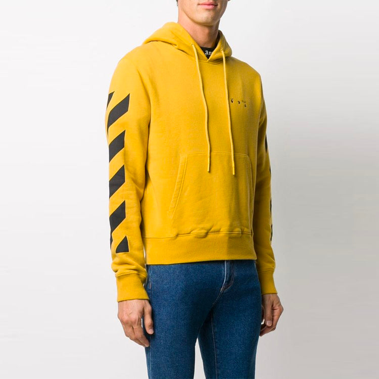 Off-White Pattern Printing Loose Ordinary Version Yellow OMBB037F20FLE0041610