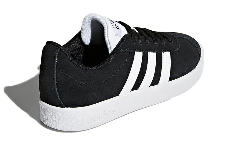 (GS) adidas VL Court 2.0 J 'Black White' DB1827