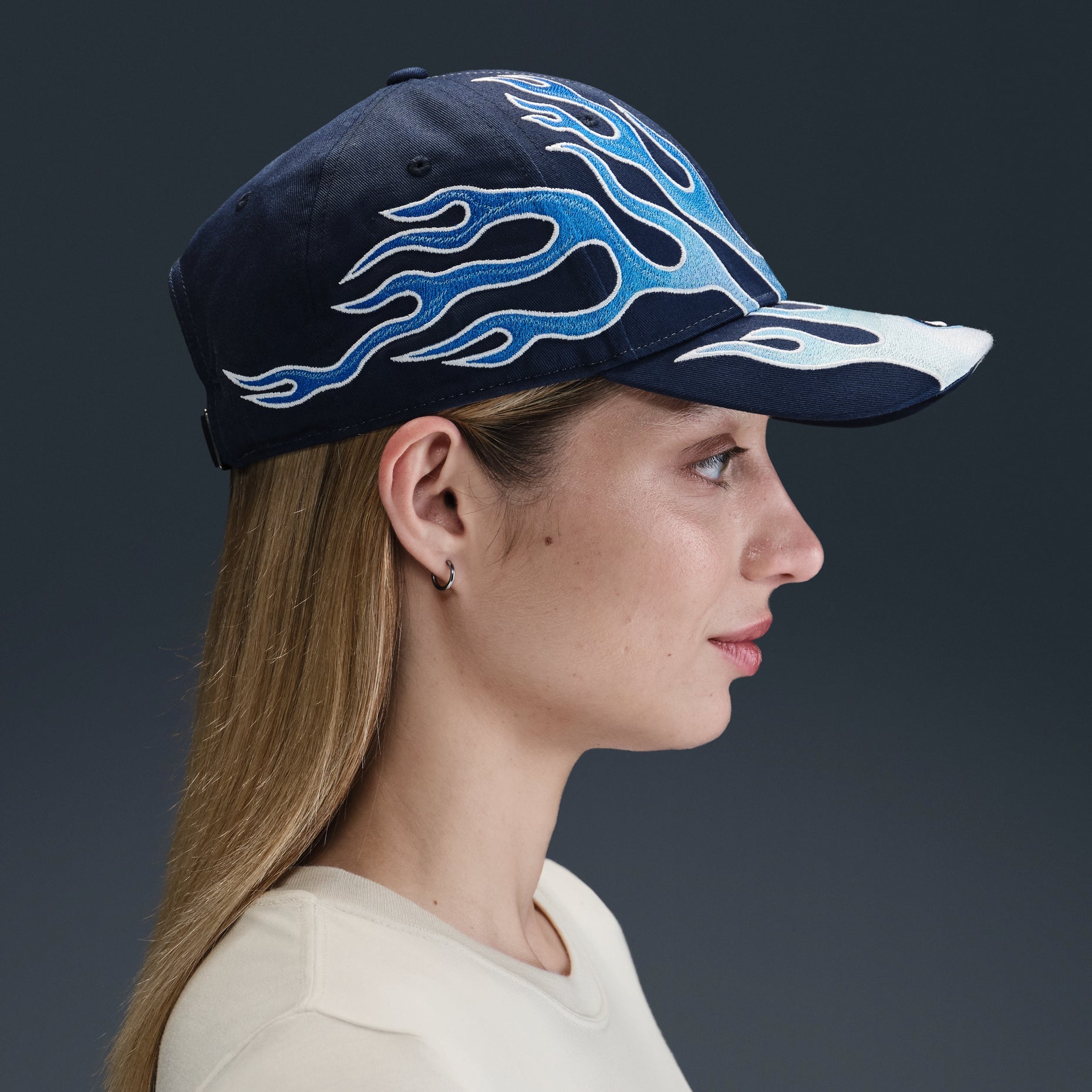 Nike Club Cap Structured OG Flame Cap 'Navy Blue' HV6642-410