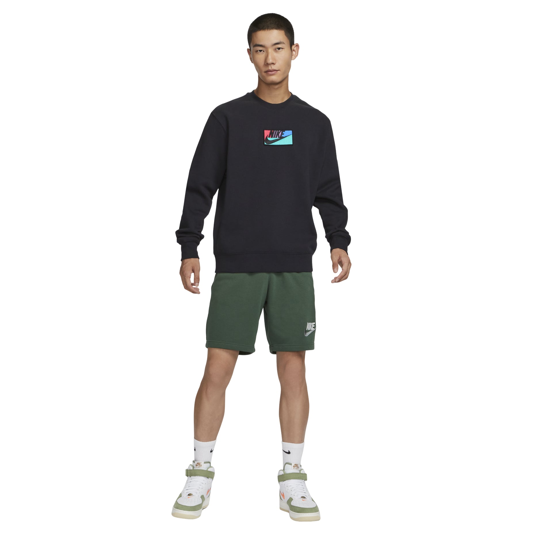 Nike Sportswear Club Fleece Crew Sweatshirt 'Black' FB8436-010