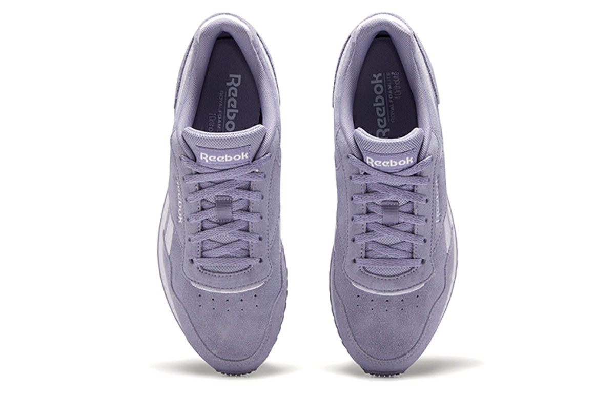 (WMNS) Reebok Royal Glide Ripple 'Purple White' EF7618