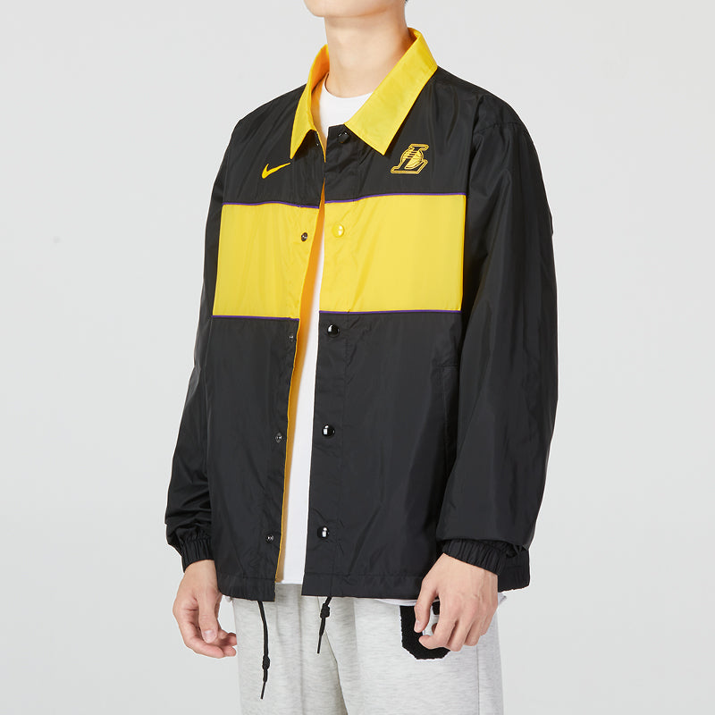 Nike NBA Lakers coach jacket 'Black' DR2338-010
