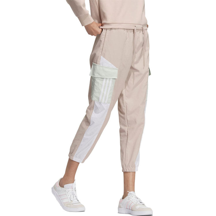 (WMNS) adidas Neo Basketball Pants Asia Sizing 'Beige' IK3435