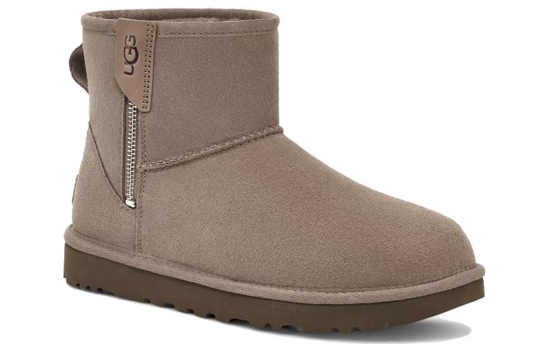(WMNS) UGG Classic Mini Bailey Zip 'Beige Grey' 1151230-SKP