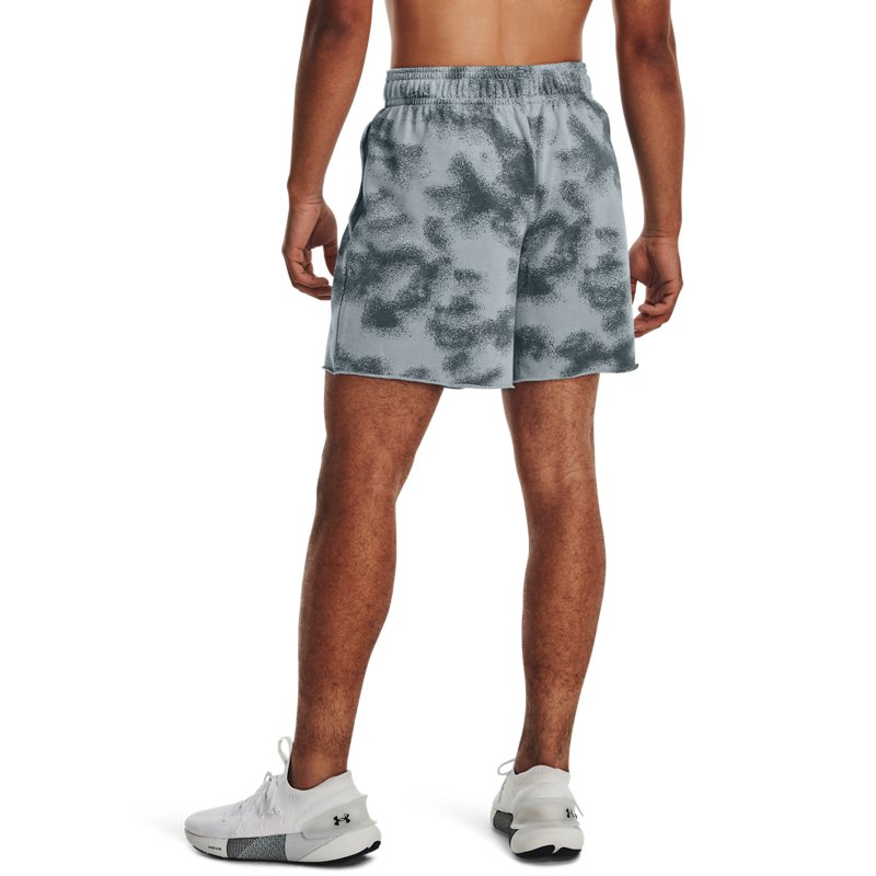 Under Armour Rival Terry 6inch Short 'Blue Grey' 1377578-465