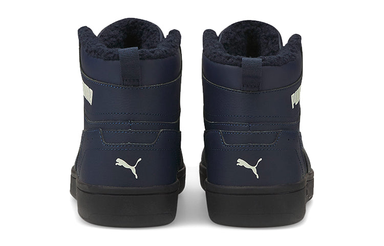 PUMA Unisex Rebound Joy Fur Sneakers Blue 375576-05