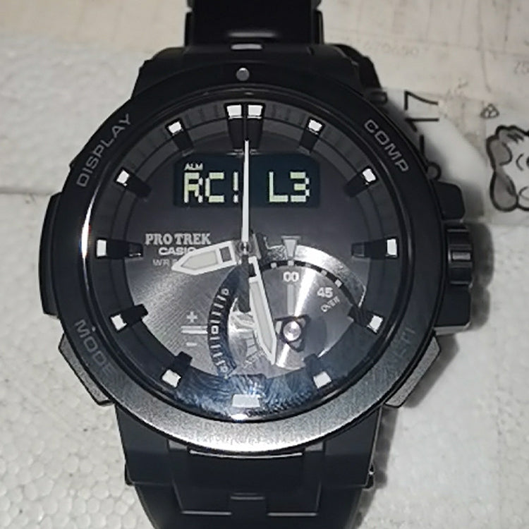 Casio Pro Trek Mountaineering Analog-Digital Watch 'Black Metallic White' PRW-7000FC-1BPR-PERSON