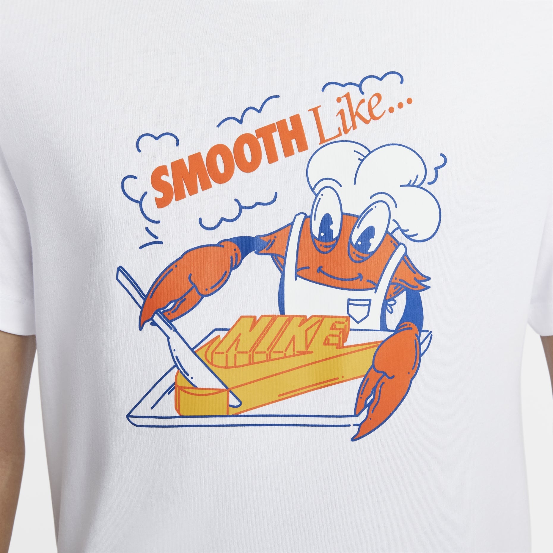 Nike Sportswear T-shirt 'White Orange' FV3748-100