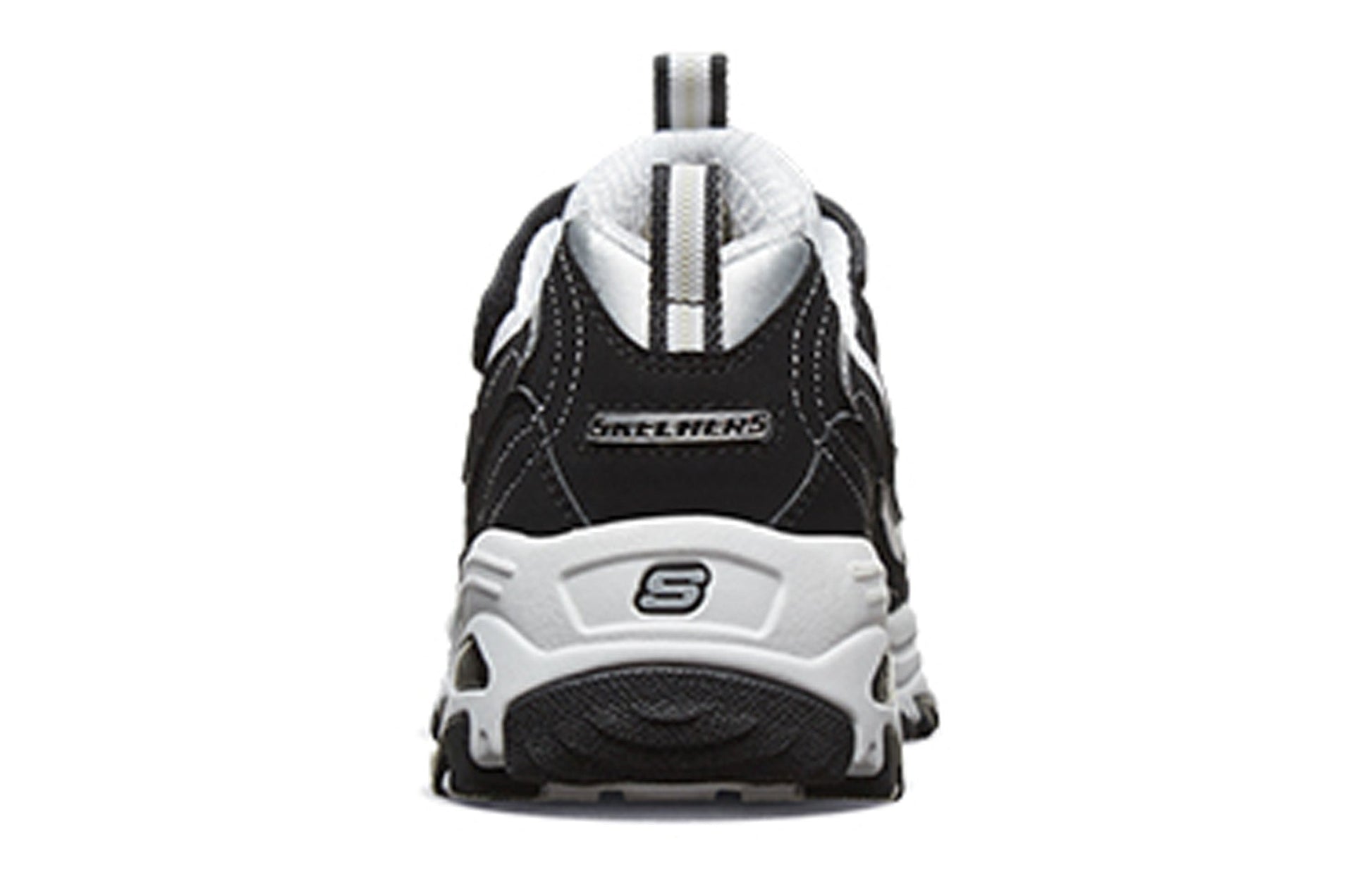 Skechers D'Lites Low-Top Running Shoes K White/Black 996212L-BKW