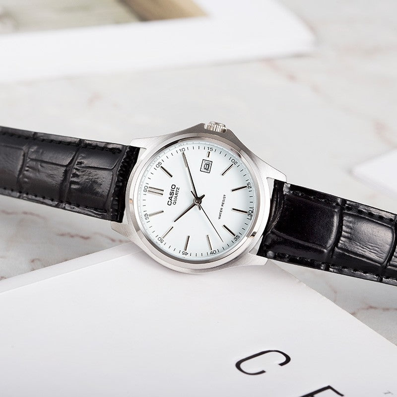 CASIO General DRESS Japan / South Korea Fashion Couple White Analog MTP-1183E-7A&LTP-1183E-7A