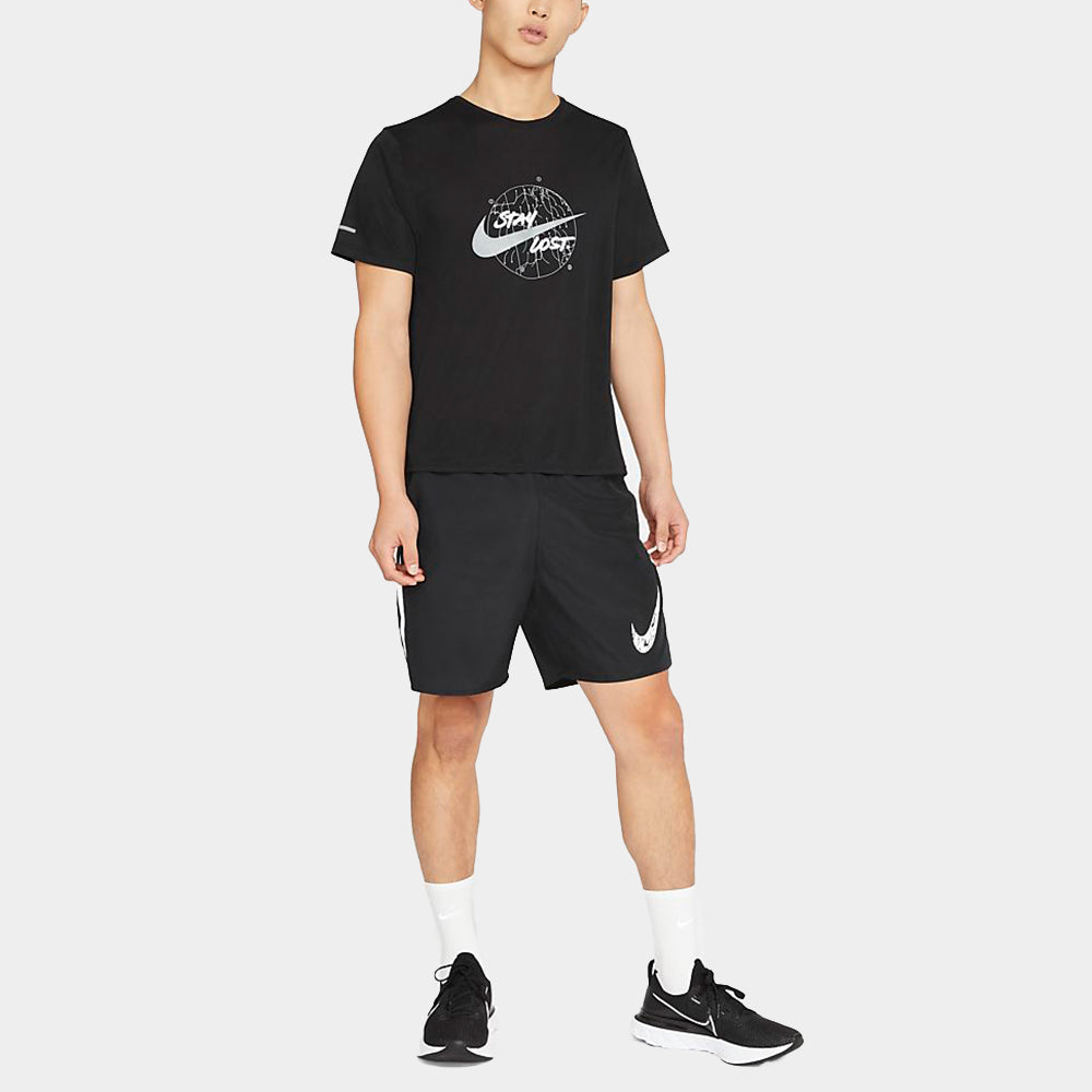 Nike Dri-FIT Mylar Wild Run Tee Men's Black DA0217-010