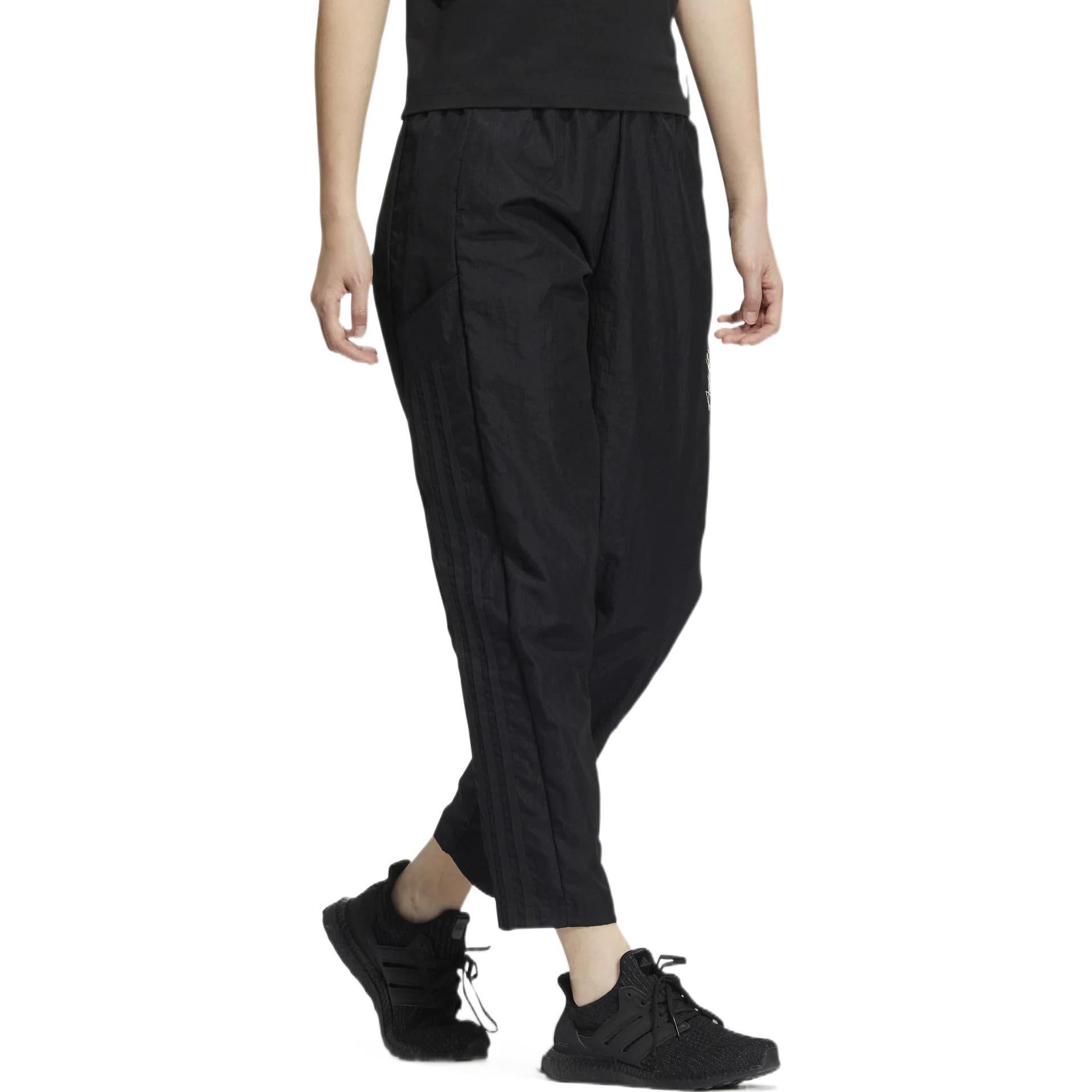 (WMNS) adidas UST Woven Pants Asia Sizing 'Black' HM2616