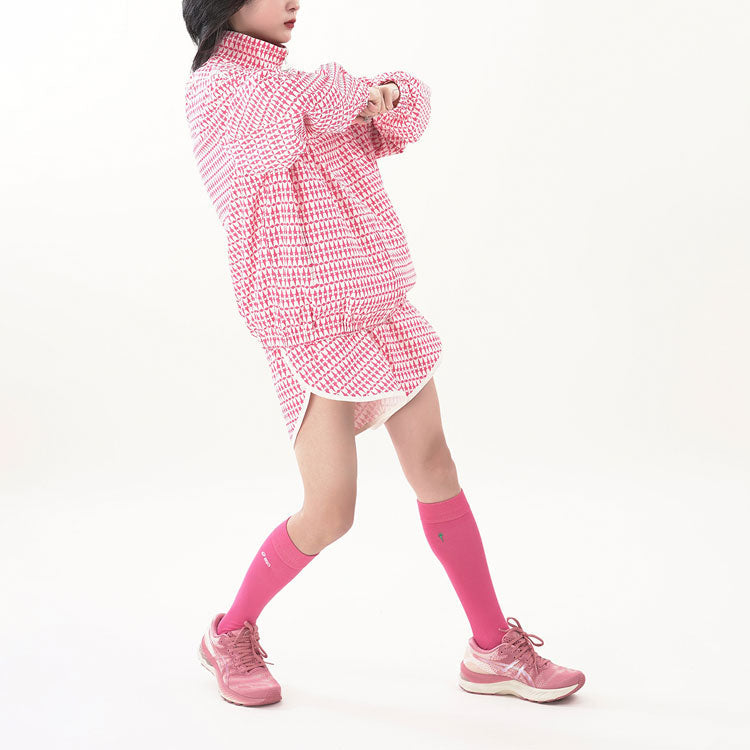 ASICS x 8ON8 Crossover logo Casual Sports Full Print Stand Collar Jacket Couple Style Pink Red 2203A124-700