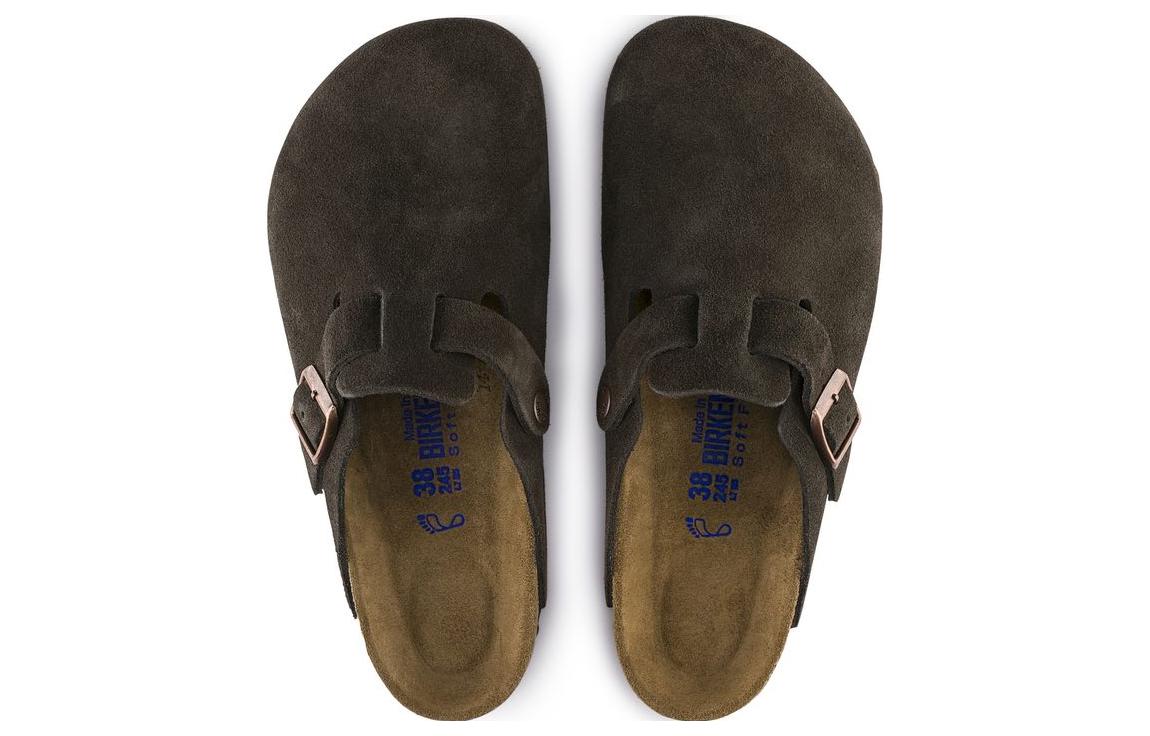 Birkenstock Boston Soft Footbed Regular 'Suede Mocha' 0660461
