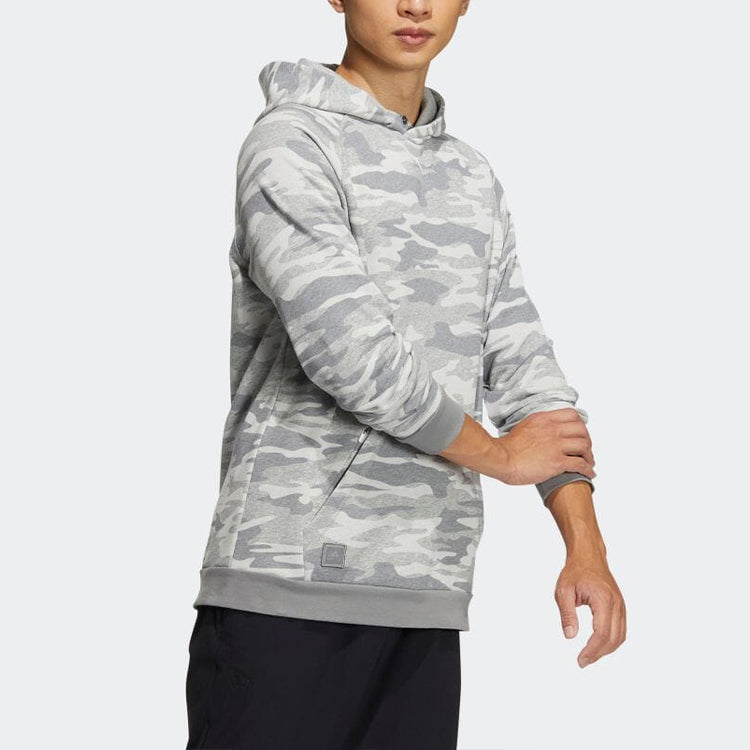 Men's adidas Camouflage Pattern Printing Long Sleeves Gray HG3233