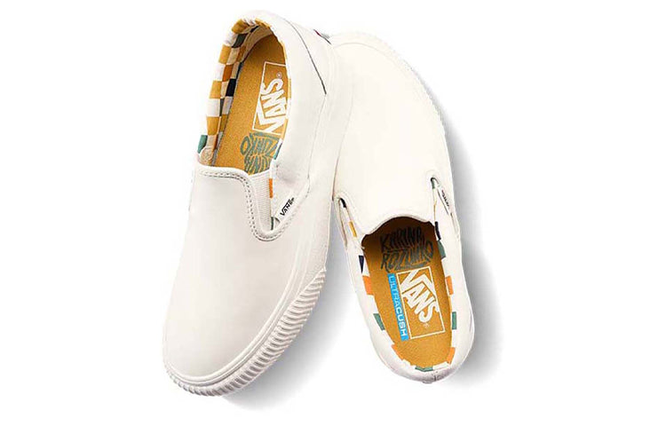 Vans Karina Rozunko x Slip-On Platform SF 'Patent Marshmallow' VN0A3MVC25K