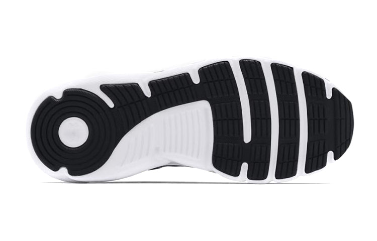(GS) Under Armour Assert 9 Wide 'Black White' 3024850-001