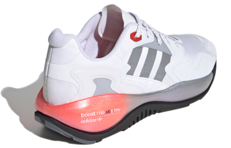 adidas ZX Alkyne Shoes 'White Silver Red' FZ1355