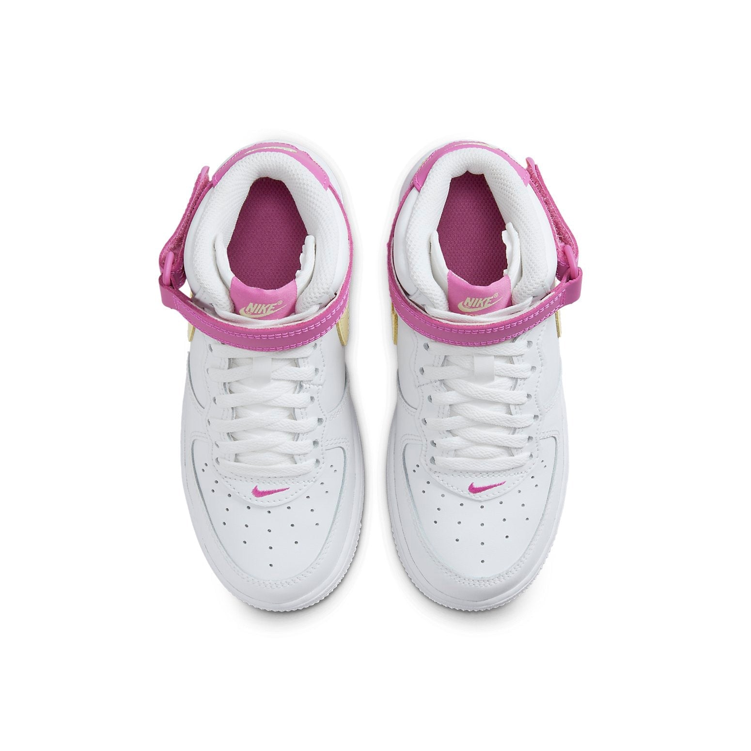 (PS) Nike Air Force 1 Mid LE 'White Citron Fuchsia' DH2934-100