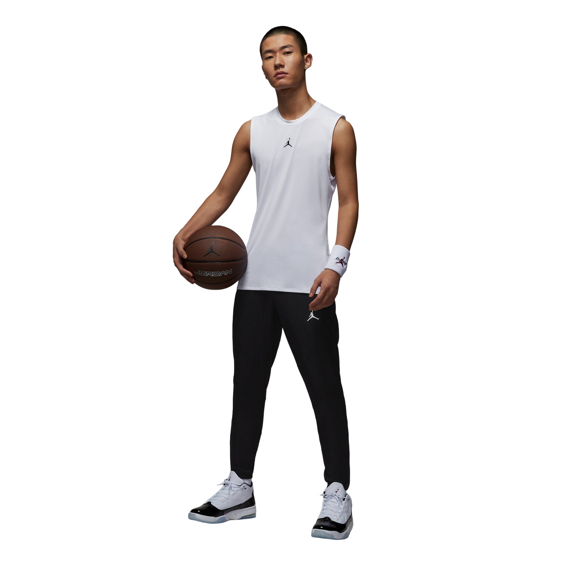 Air Jordan Sport Dri-Fit Sleeveless Base Layer Tank 'White'  HV4102-100