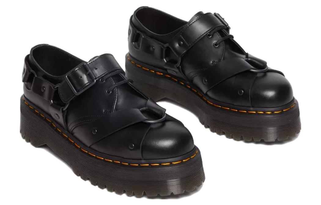Dr. Martens 1461 Harness Leather Platform Shoes 'Black' 30814001