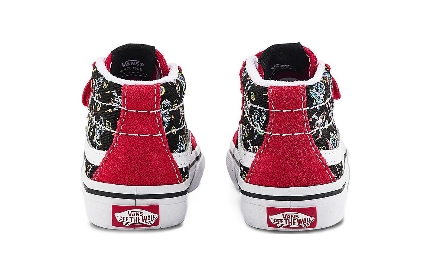 (TD) Vans Sk8-Mid Reissue V 'Red Black' VN0A5DXDBOS