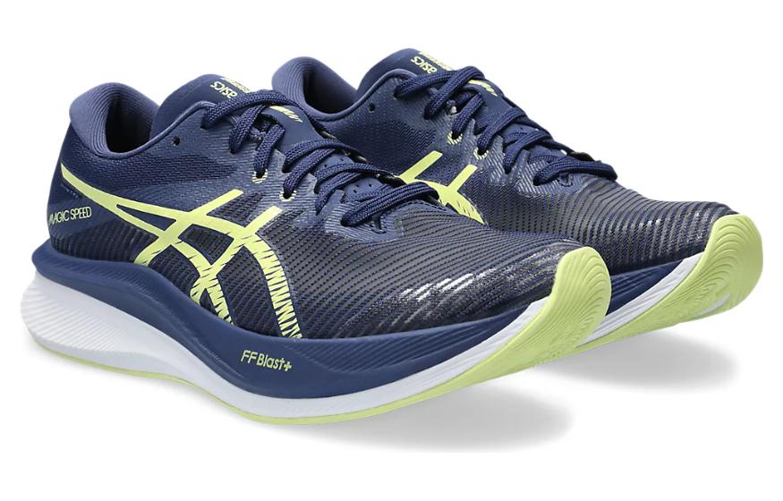 (WMNS) ASICS Magic Speed 3 'Illusion Blue Glow Yellow' 1012B518-400