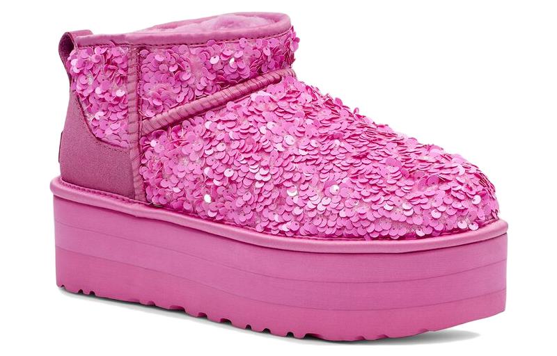 (WMNS) Ultra Mini Chunky Sequin Boot 'Pink' 1135060-ECH