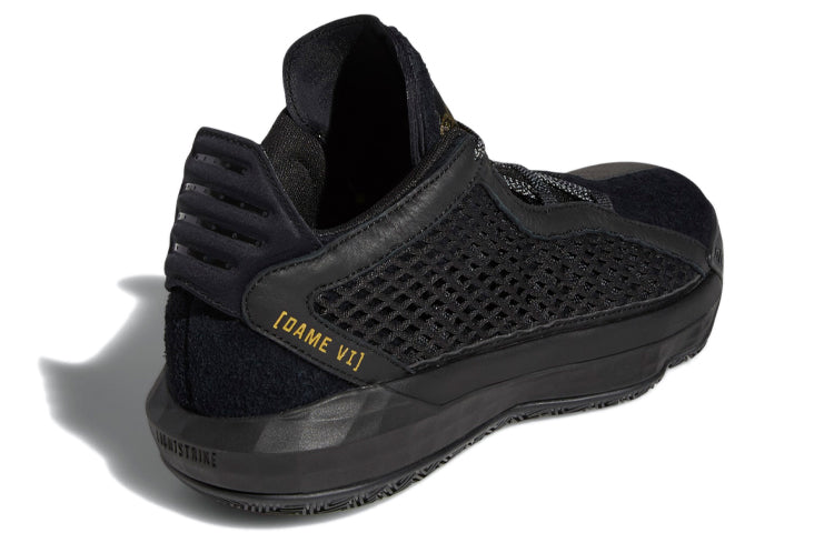 adidas Dame 6 Leather 'Black Gold' FV8627