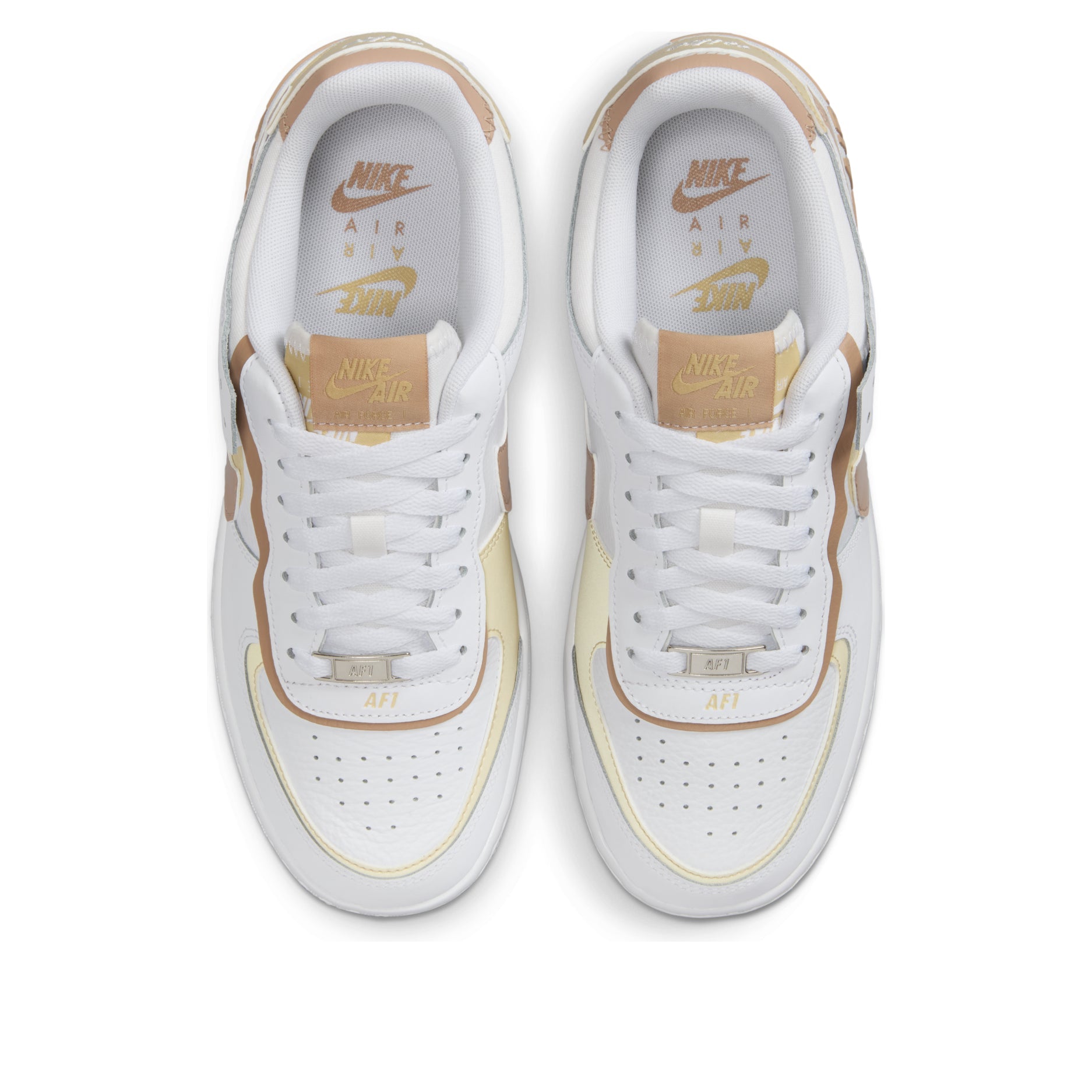 (WMNS) Nike Air Force 1 Low Shadow 'White Team Gold Rattan' DZ1847-111