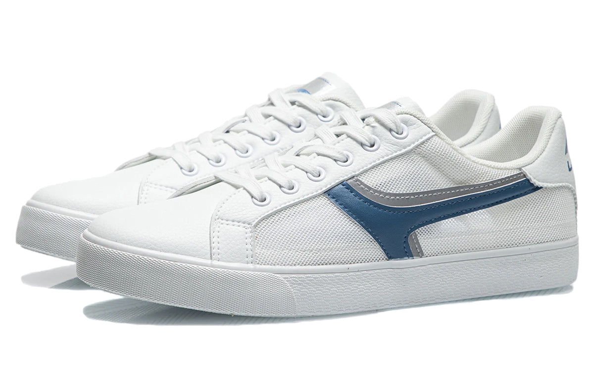 Li-Ning Vintage Skate Shoes 'White Blue' AGCR395-2