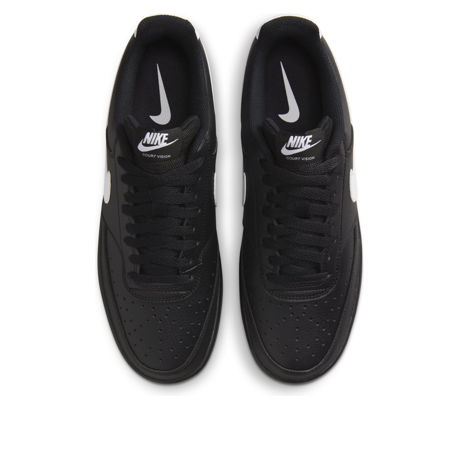 Nike Court Vision Low Shoes 'Black White' FZ0630-010