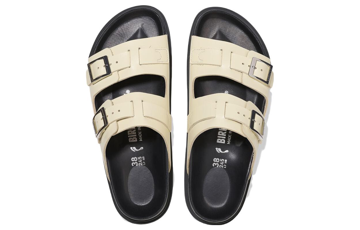 (WMNS) Birkenstock St Barths Natural Leather Narrow Fit 'Butter' 1025258