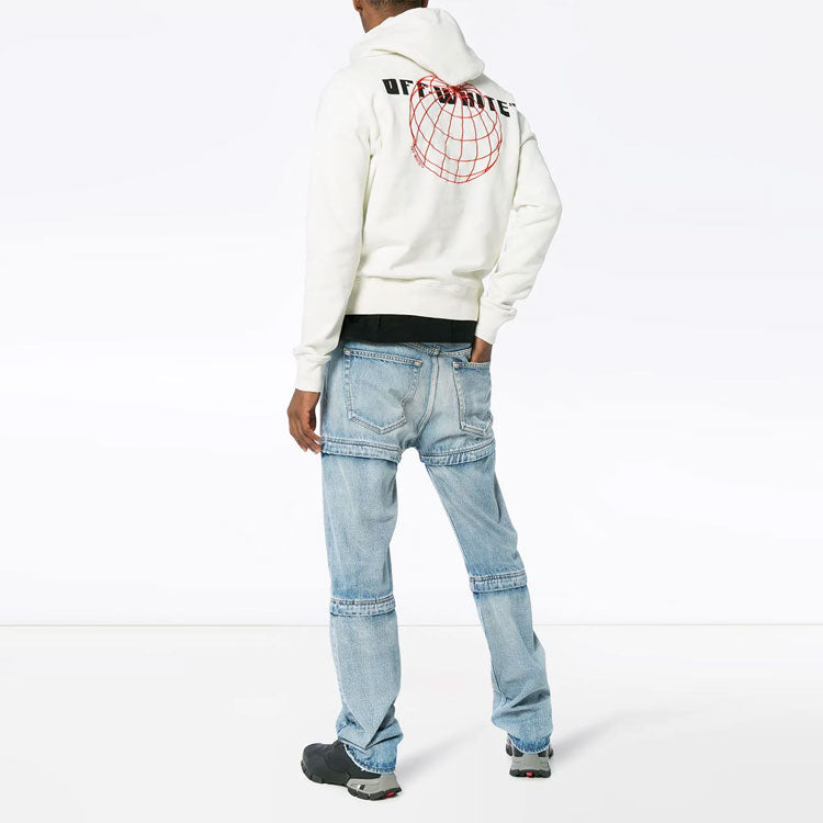 Men's Off-White Solid Color Long Sleeves White OMBB034E181920260120