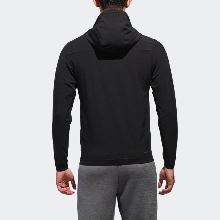 adidas Wo Woven Jk Sports Hooded Jacket Black CV5342