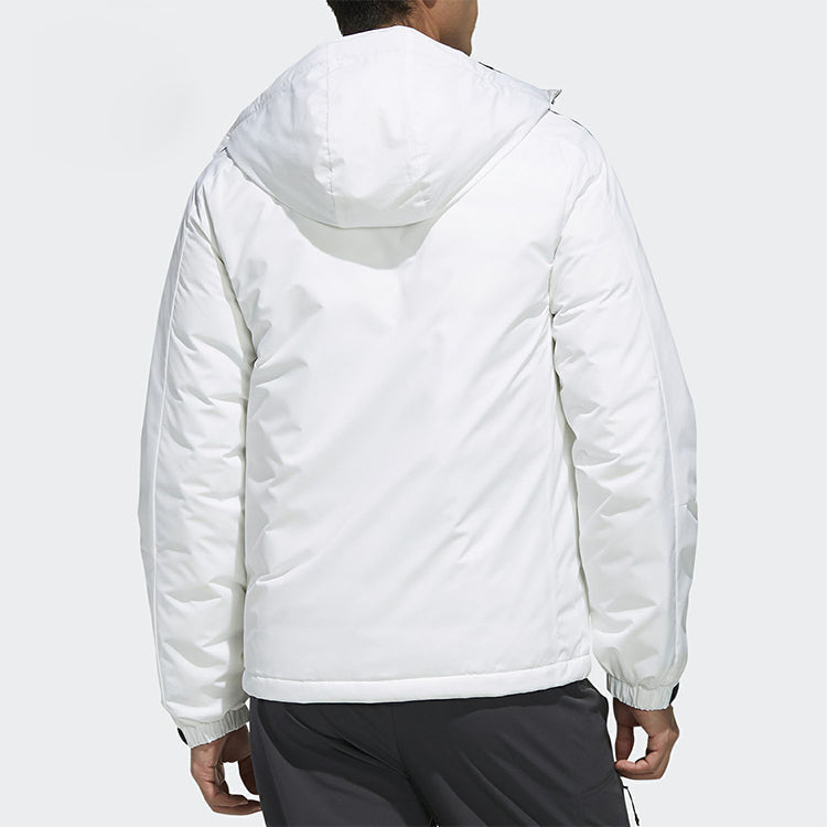 adidas Waterproof Outdoor Sports Woven Warm Down Jacket Men White EH3994