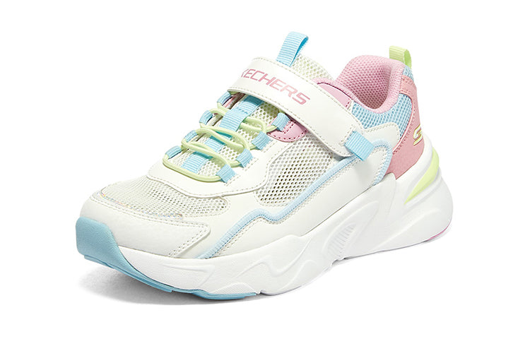 (GS) Skechers Bob's Bamina 'White Pink' 302543L-WPK