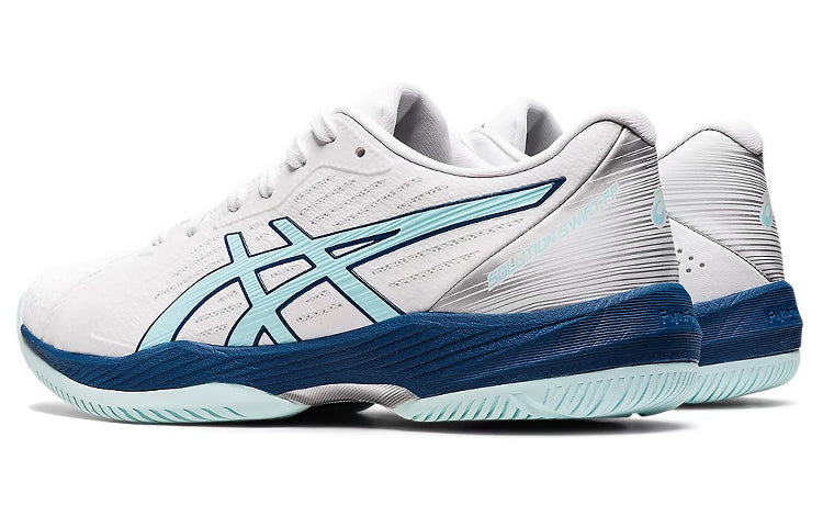 (WMNS) ASICS Solution Swift FF 'White Clear Blue' 1042A197-101